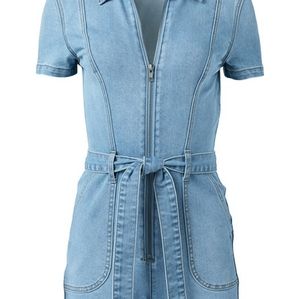 Denim romper